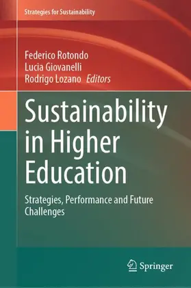 Rotondo / Lozano / Giovanelli |  Sustainability in Higher Education | Buch |  Sack Fachmedien