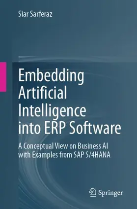 Sarferaz |  Embedding Artificial Intelligence into ERP Software | Buch |  Sack Fachmedien
