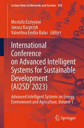 Ezziyyani / Kacprzyk / Balas | International Conference on Advanced Intelligent Systems for Sustainable Development (AI2SD'2023) | E-Book | sack.de