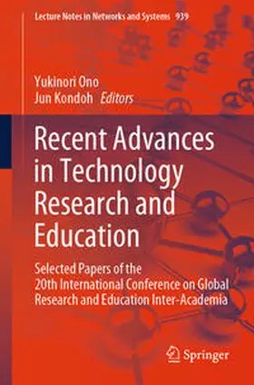 Kondoh / Ono |  Recent Advances in Technology Research and Education | Buch |  Sack Fachmedien