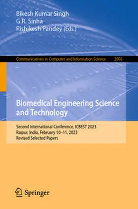 Singh / Sinha / Pandey | Biomedical Engineering Science and Technology | E-Book | sack.de
