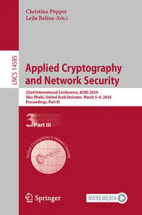 Pöpper / Batina | Applied Cryptography and Network Security | E-Book | sack.de