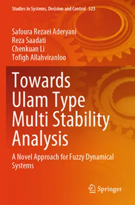 Rezaei Aderyani / Allahviranloo / Saadati |  Towards Ulam Type Multi Stability Analysis | Buch |  Sack Fachmedien