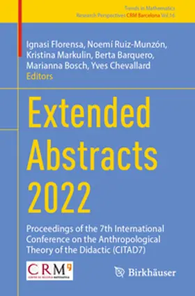 Florensa / Ruiz-Munzón / Markulin |  Extended Abstracts 2022 | eBook | Sack Fachmedien