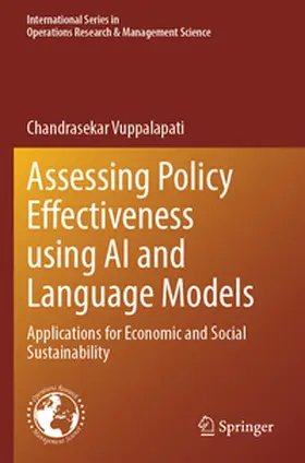 Vuppalapati |  Assessing Policy Effectiveness using AI and Language Models | Buch |  Sack Fachmedien