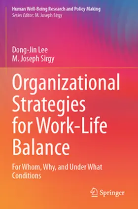 Sirgy / Lee |  Organizational Strategies for Work-Life Balance | Buch |  Sack Fachmedien