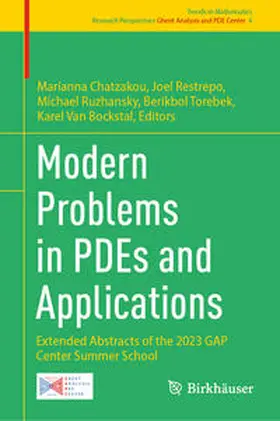 Chatzakou / Restrepo / Ruzhansky | Modern Problems in PDEs and Applications | E-Book | sack.de