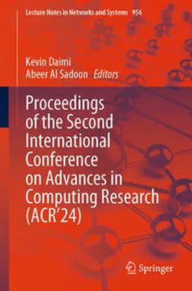 Daimi / Al Sadoon | Proceedings of the Second International Conference on Advances in Computing Research (ACR’24) | E-Book | sack.de