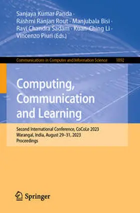 Panda / Rout / Piuri |  Computing, Communication and Learning | Buch |  Sack Fachmedien