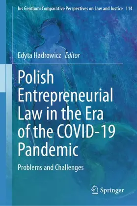 Hadrowicz |  Polish Entrepreneurial Law in the Era of the COVID-19 Pandemic | Buch |  Sack Fachmedien