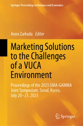 Zarkada | Marketing Solutions to the Challenges of a VUCA Environment | E-Book | sack.de