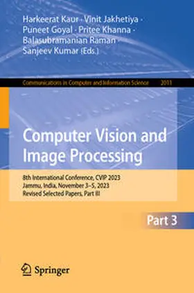 Kaur / Jakhetiya / Goyal |  Computer Vision and Image Processing | eBook | Sack Fachmedien