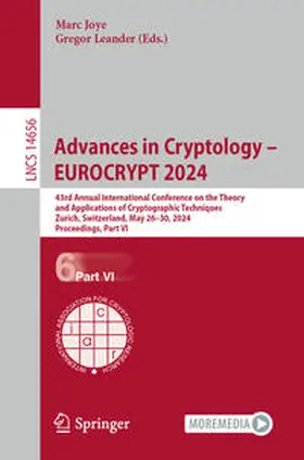 Joye / Leander | Advances in Cryptology – EUROCRYPT 2024 | E-Book | sack.de