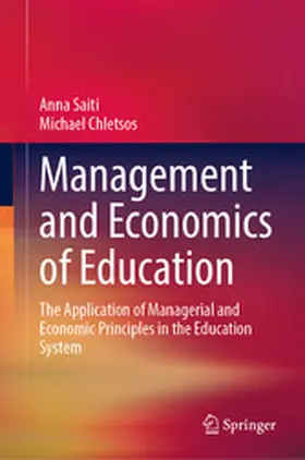 Saiti / Chletsos |  Management and Economics of Education | eBook | Sack Fachmedien