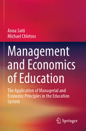 Saiti / Chletsos |  Management and Economics of Education | Buch |  Sack Fachmedien