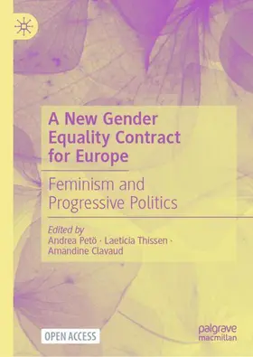 Peto / Peto / Clavaud |  A New Gender Equality Contract for Europe | Buch |  Sack Fachmedien