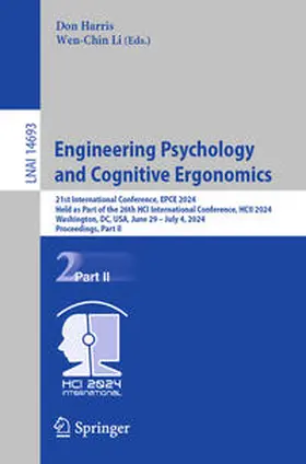 Harris / Li | Engineering Psychology and Cognitive Ergonomics | E-Book | www2.sack.de