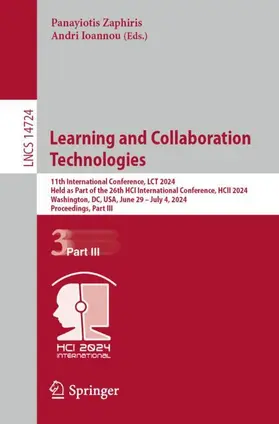 Ioannou / Zaphiris |  Learning and Collaboration Technologies | Buch |  Sack Fachmedien