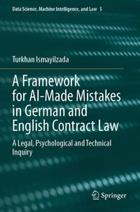 Ismayilzada |  A Framework for AI-Made Mistakes in German and English Contract Law | Buch |  Sack Fachmedien