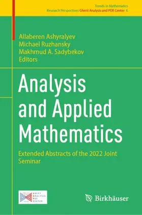 Ashyralyev / Sadybekov / Ruzhansky |  Analysis and Applied Mathematics | Buch |  Sack Fachmedien