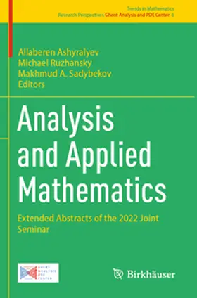 Ashyralyev / Ruzhansky / Sadybekov |  Analysis and Applied Mathematics | Buch |  Sack Fachmedien
