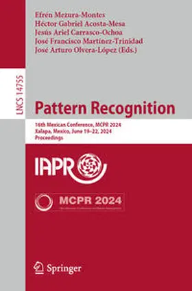 Mezura-Montes / Acosta-Mesa / Olvera-López |  Pattern Recognition | Buch |  Sack Fachmedien