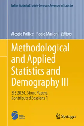Mariani / Pollice |  Methodological and Applied Statistics and Demography III | Buch |  Sack Fachmedien