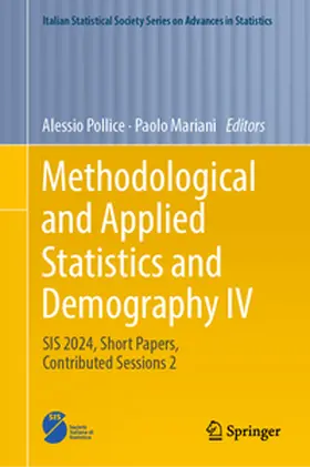 Mariani / Pollice |  Methodological and Applied Statistics and Demography IV | Buch |  Sack Fachmedien