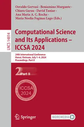 Gervasi / Murgante / Faginas Lago |  Computational Science and Its Applications - ICCSA 2024 | Buch |  Sack Fachmedien
