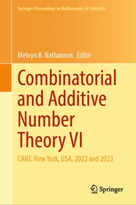 Nathanson |  Combinatorial and Additive Number Theory VI | eBook | Sack Fachmedien