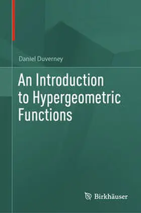 Duverney |  An Introduction to Hypergeometric Functions | eBook | Sack Fachmedien