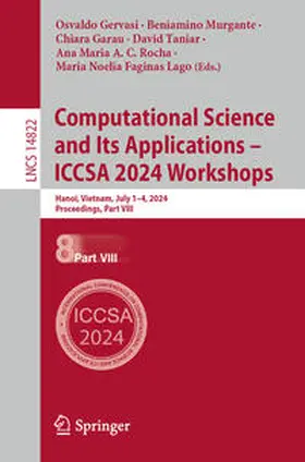 Gervasi / Murgante / Faginas Lago |  Computational Science and Its Applications - ICCSA 2024 Workshops | Buch |  Sack Fachmedien