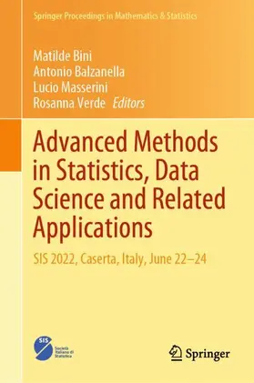 Bini / Verde / Balzanella |  Advanced Methods in Statistics, Data Science and Related Applications | Buch |  Sack Fachmedien