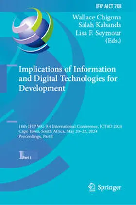 Chigona / Kabanda / Seymour |  Implications of Information and Digital Technologies for Development | eBook | Sack Fachmedien