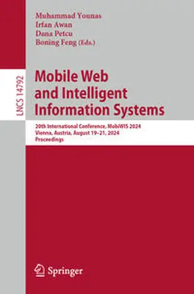 Younas / Awan / Petcu |  Mobile Web and Intelligent Information Systems | eBook | Sack Fachmedien