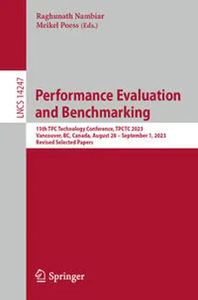 Nambiar / Poess |  Performance Evaluation and Benchmarking | eBook | Sack Fachmedien