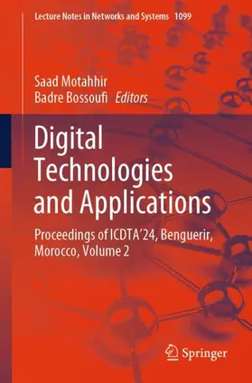Motahhir / Bossoufi |  Digital Technologies and Applications | Buch |  Sack Fachmedien