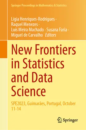 Henriques-Rodrigues / Menezes / de Carvalho |  New Frontiers in Statistics and Data Science | Buch |  Sack Fachmedien