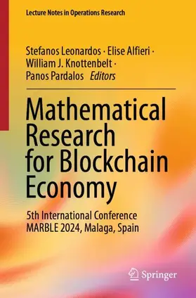 Leonardos / Pardalos / Alfieri |  Mathematical Research for Blockchain Economy | Buch |  Sack Fachmedien