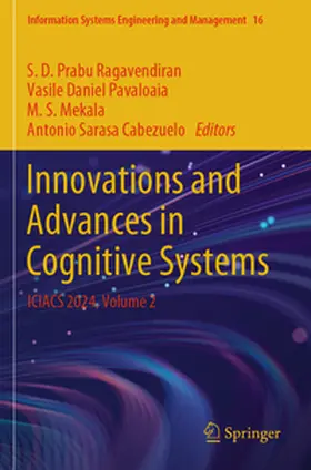 Ragavendiran / Pavaloaia / Mekala |  Innovations and Advances in Cognitive Systems | Buch |  Sack Fachmedien