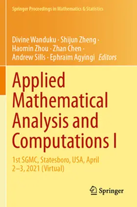 Wanduku / Zheng / Zhou |  Applied Mathematical Analysis and Computations I | Buch |  Sack Fachmedien