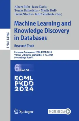Bifet / Davis / Krilavicius | Machine Learning and Knowledge Discovery in Databases. Research Track | Buch | 978-3-031-70364-5 | sack.de