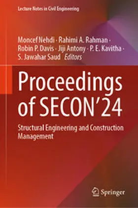 Nehdi / Rahman / Davis | Proceedings of SECON’24 | E-Book | www2.sack.de