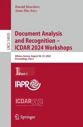 Zhu / Mouchère |  Document Analysis and Recognition - ICDAR 2024 Workshops | Buch |  Sack Fachmedien