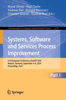 Yilmaz / Clarke / Peisl |  Systems, Software and Services Process Improvement | Buch |  Sack Fachmedien