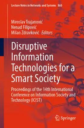 Trajanovic / Trajanovic / Filipovic | Disruptive Information Technologies for a Smart Society | E-Book | sack.de