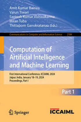 Bairwa / Tiwari / Vishwakarma | Computation of Artificial Intelligence and Machine Learning | E-Book | sack.de