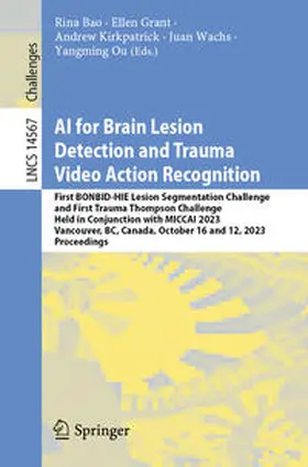 Bao / Grant / Kirkpatrick |  AI for Brain Lesion Detection and Trauma Video Action Recognition | eBook | Sack Fachmedien