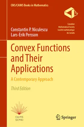Niculescu / Persson |  Convex Functions and Their Applications | eBook | Sack Fachmedien