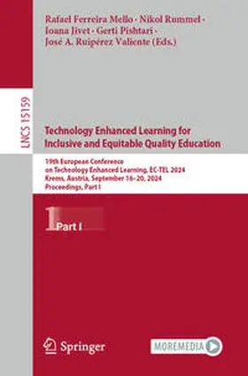 Ferreira Mello / Rummel / Ruipérez Valiente |  Technology Enhanced Learning for Inclusive and Equitable Quality Education | Buch |  Sack Fachmedien
